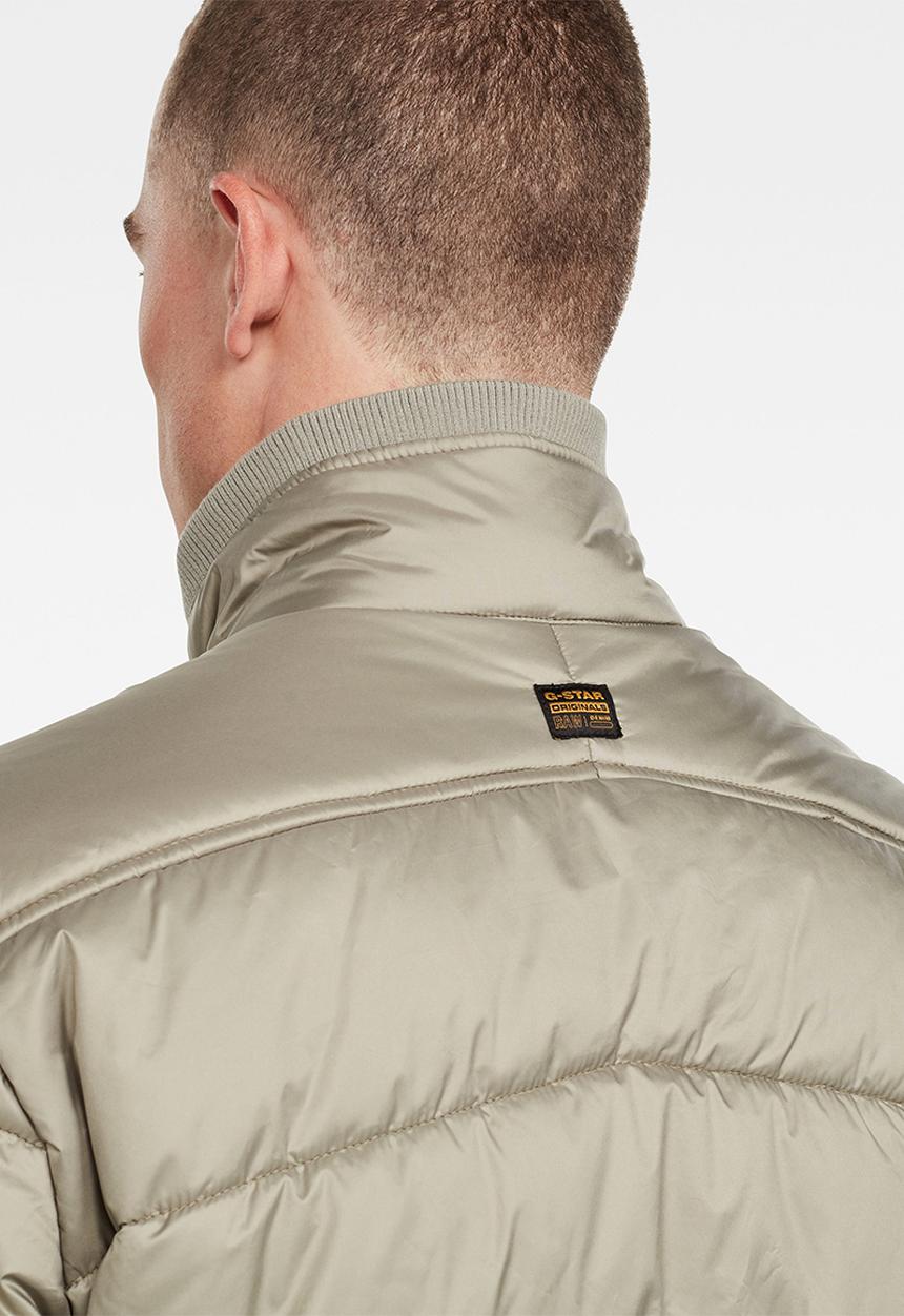 G-STAR - Meefic quilted overshirt - neutral