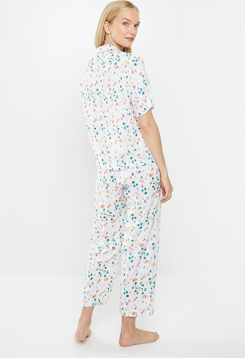 Superbalist - Sleep shirt & culottes set - multi