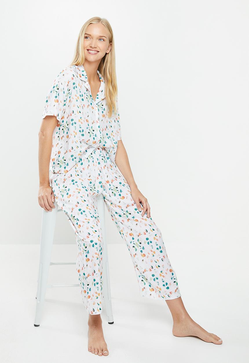 Superbalist - Sleep shirt & culottes set - multi
