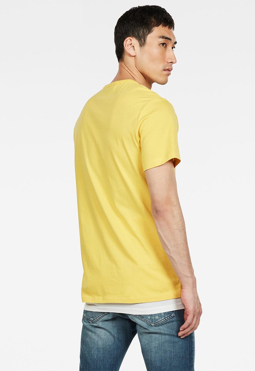G-STAR - Boxed short sleeve tee - yellow