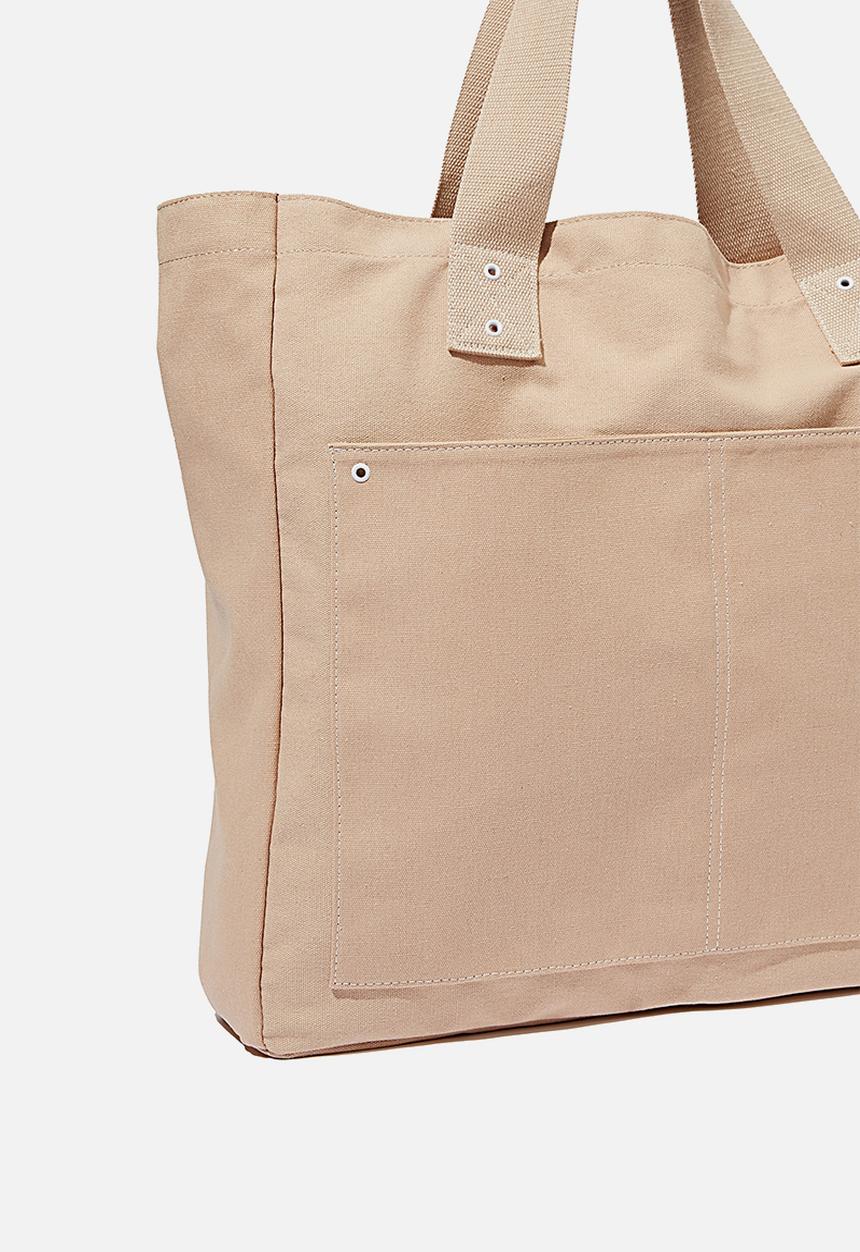 Rubi - Max washed weekend tote bag - blush