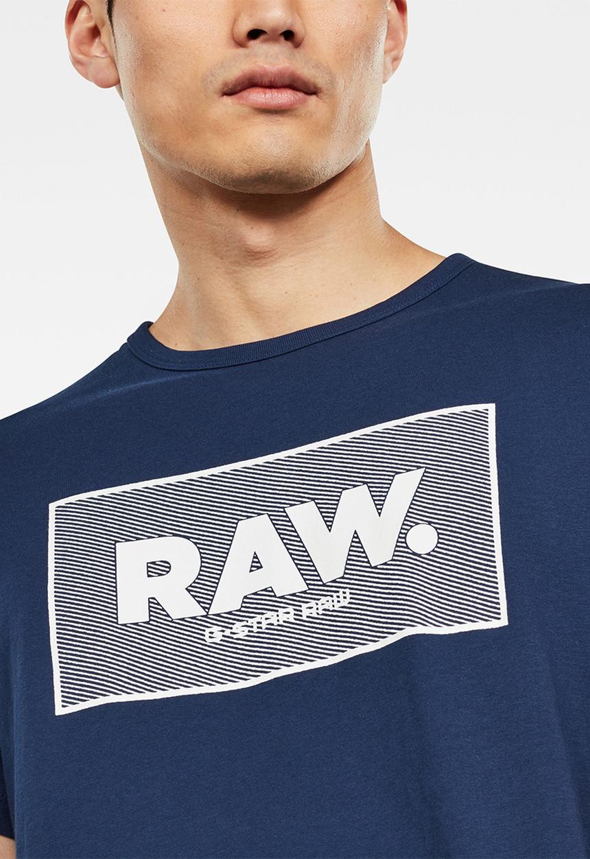 G-STAR - Boxed short sleeve tee - blue
