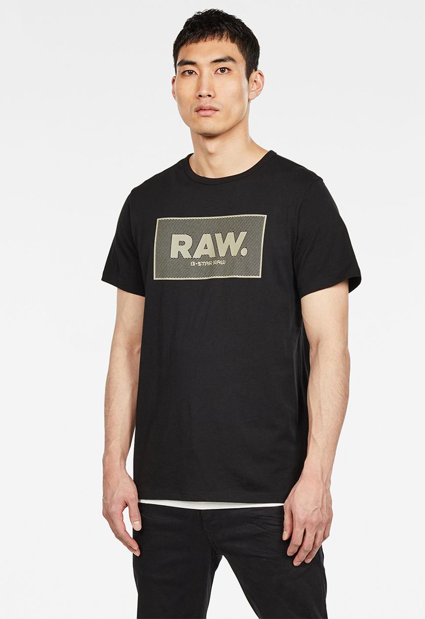 G-STAR - Boxed graphic tee - black