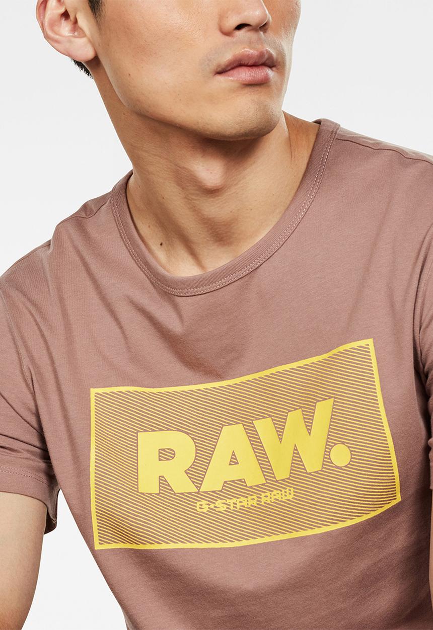 G-STAR - Boxed short sleeve tee - pink