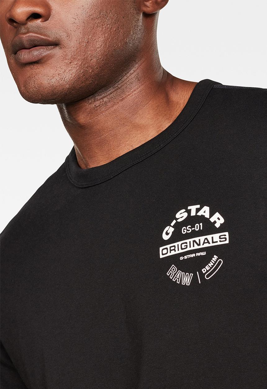 G-STAR - Originals logo tee - black