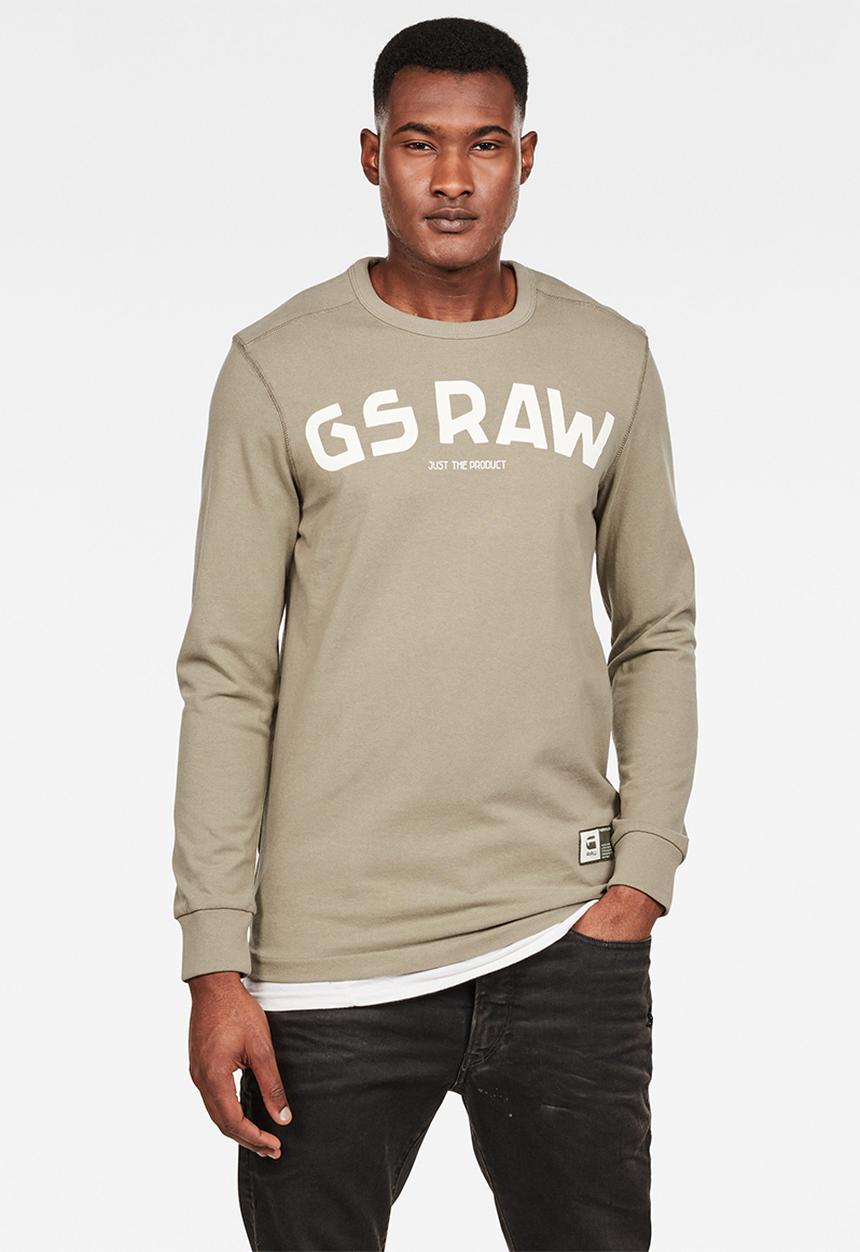 G-STAR - G-star long sleeve tee - beige