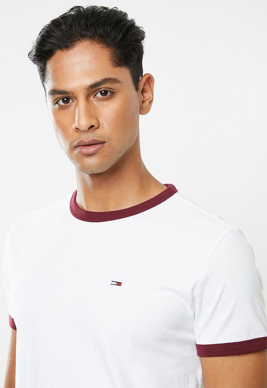 Tommy Hilfiger - Tjm solid ringer tee - white