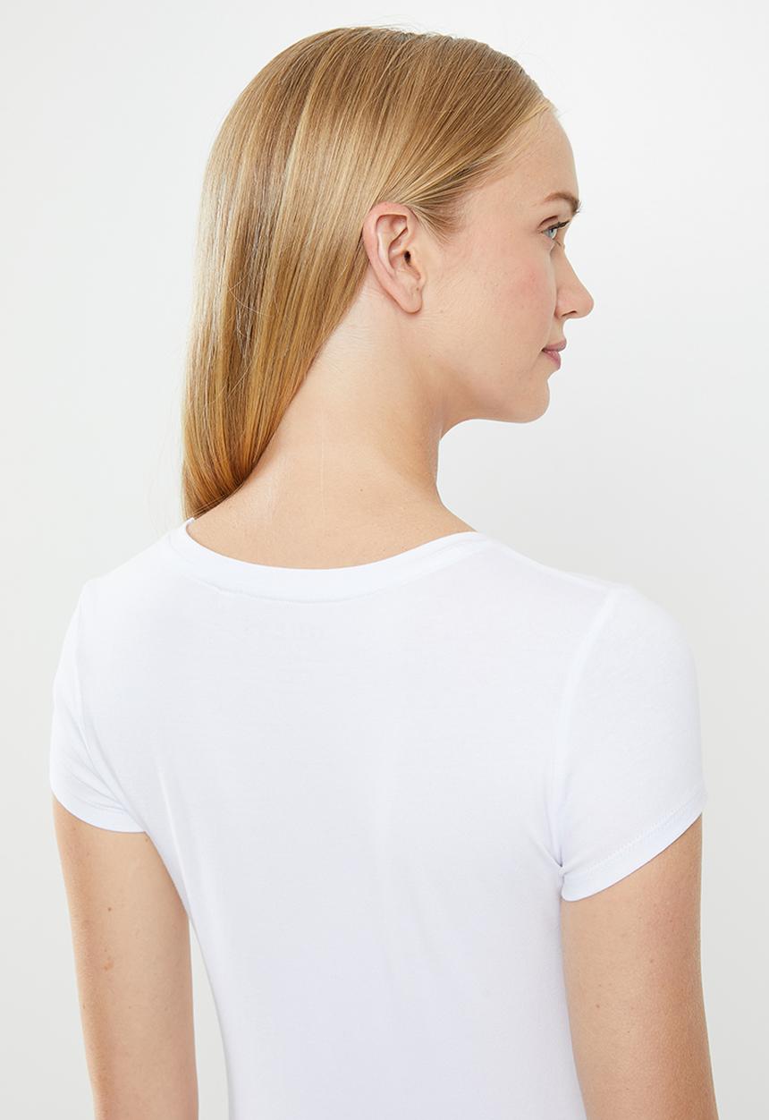 GUESS - Short sleeve core tri tee - white