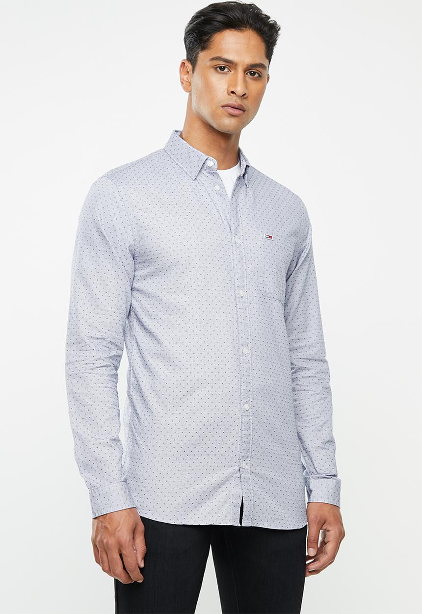 Tommy Hilfiger - Tjm dobby shirt - blue