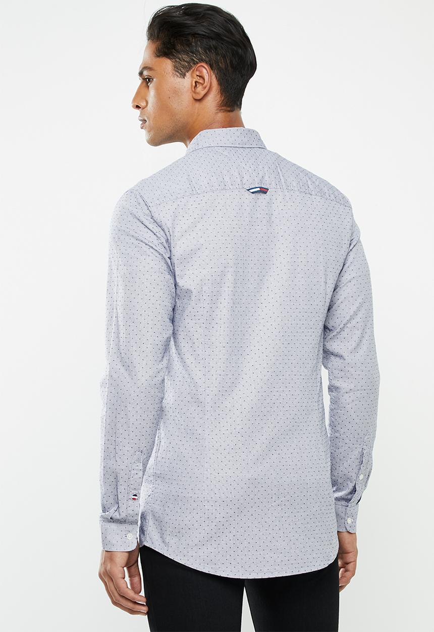 Tommy Hilfiger - Tjm dobby shirt - blue