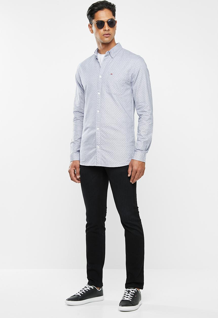 Tommy Hilfiger - Tjm dobby shirt - blue