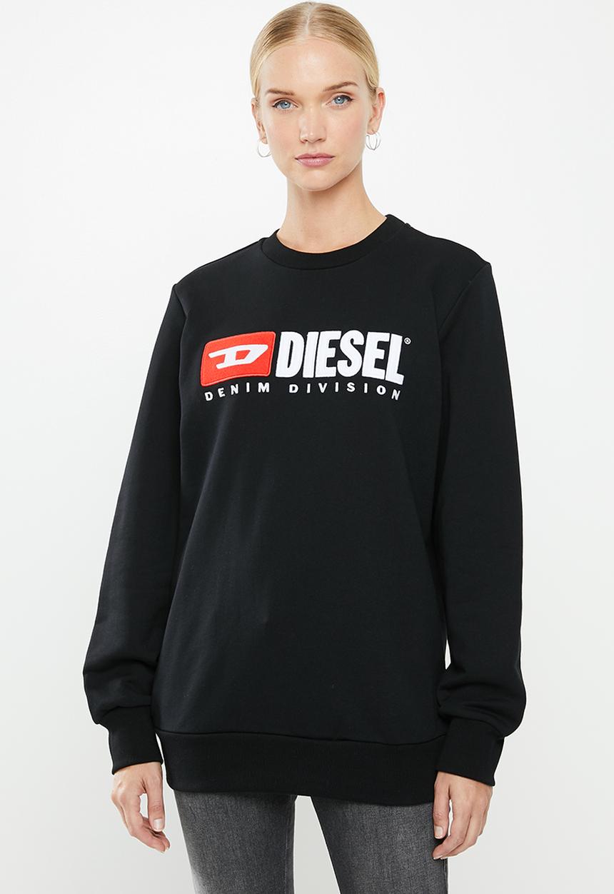 Diesel  - Womens felpa sweat top - black