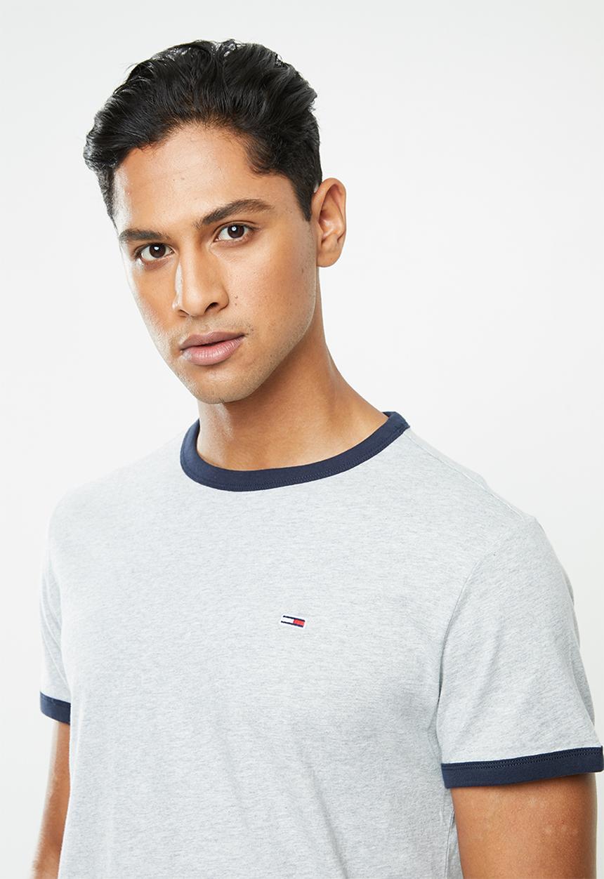 Tommy Hilfiger - Tjm solid ringer tee - grey