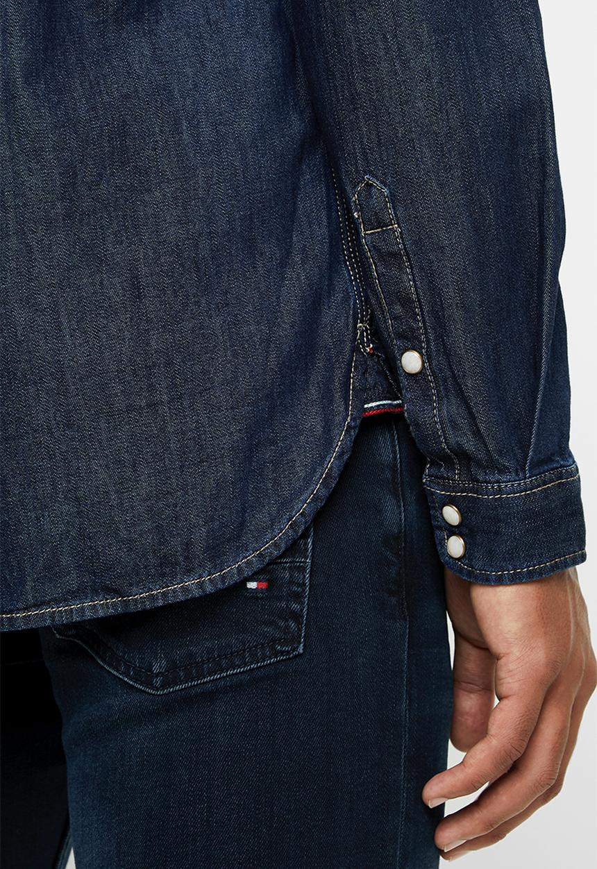 Tommy Hilfiger - Regular denim shirt - navy