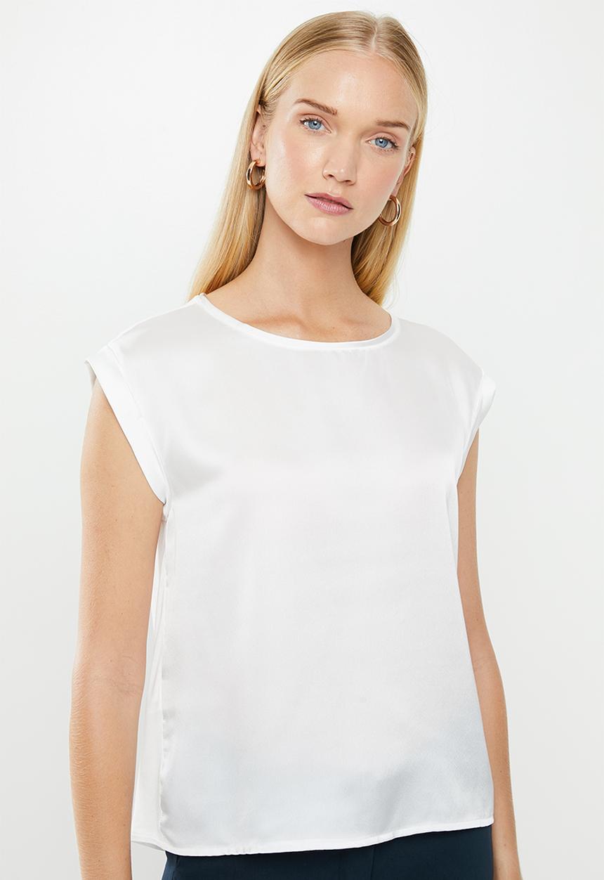 MANGO - Short sleeve tee - off white