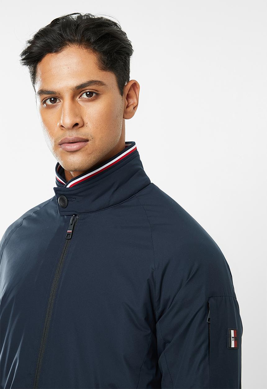 Tommy Hilfiger - Stretch harrington jacket - navy