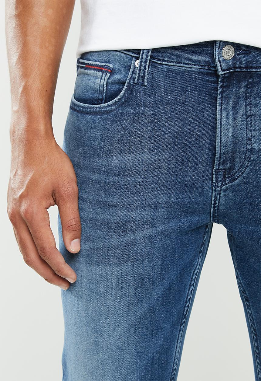 Tommy Hilfiger - Straight denton jeans - blue