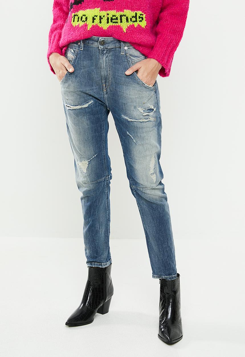 Diesel  - Fayza-t sweat jeans - blue