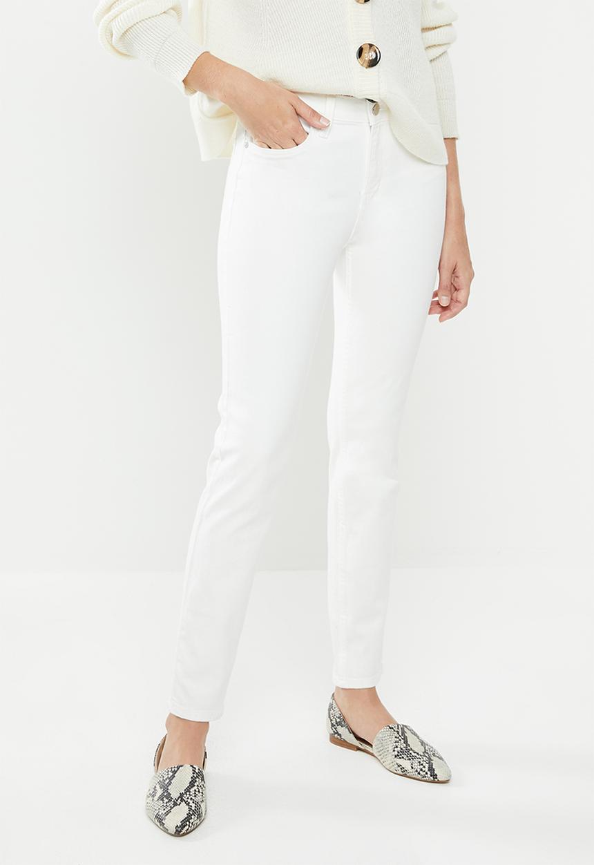 MANGO - Sculpt skinny jeans - white