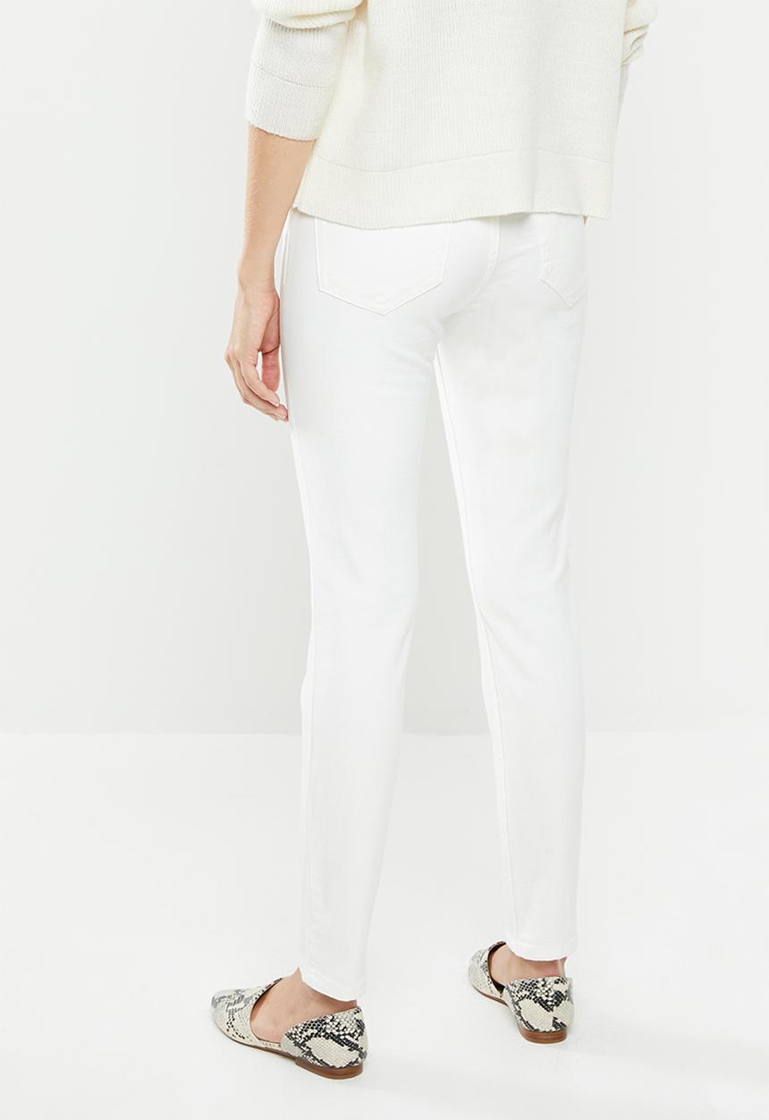 MANGO - Sculpt skinny jeans - white