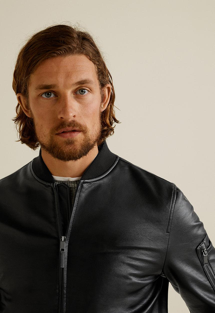 MANGO - Lump jacket - black