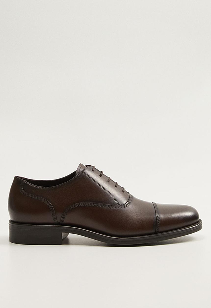 MANGO - Derby shoe - dark brown