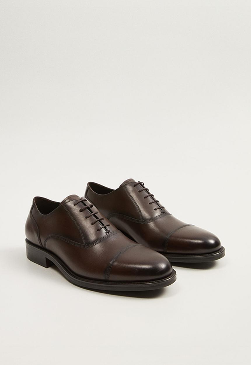 MANGO - Derby shoe - dark brown