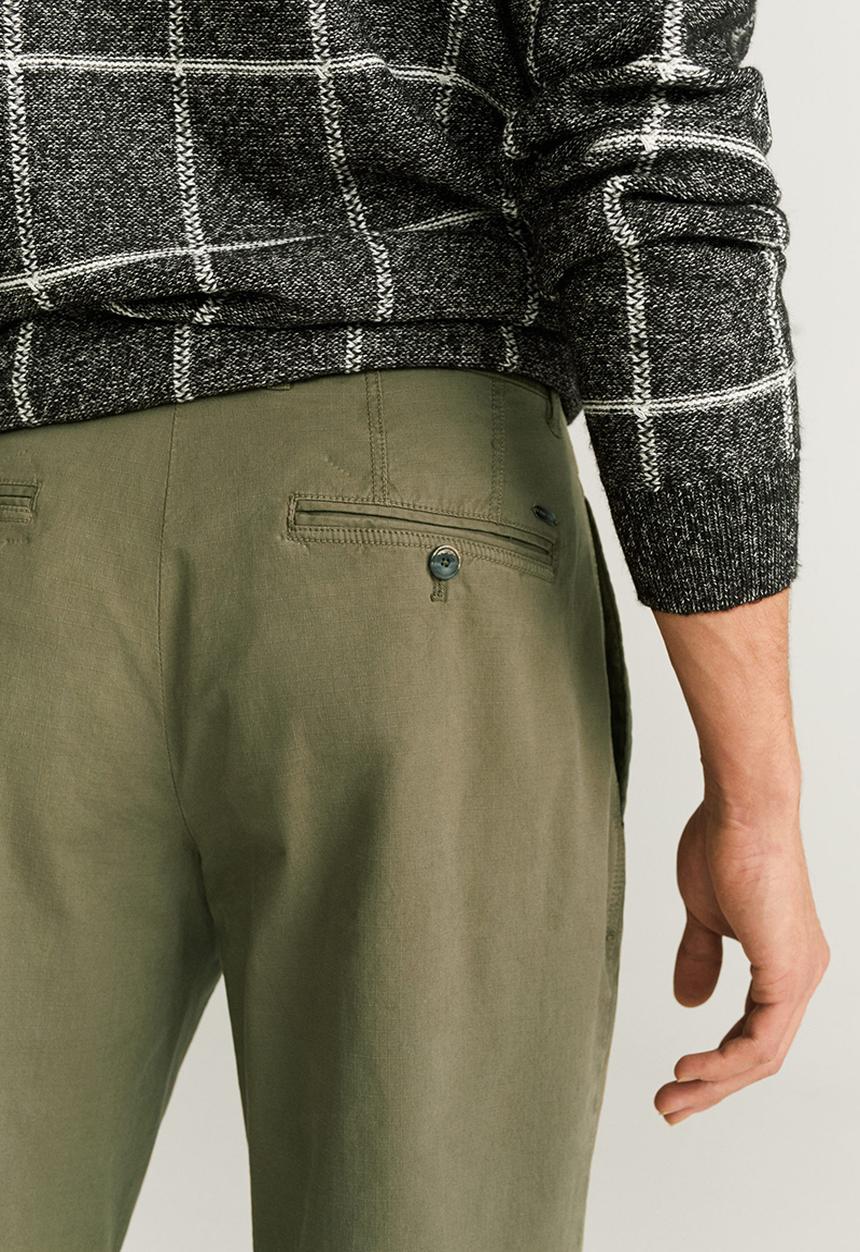 MANGO - Merlin pants - khaki