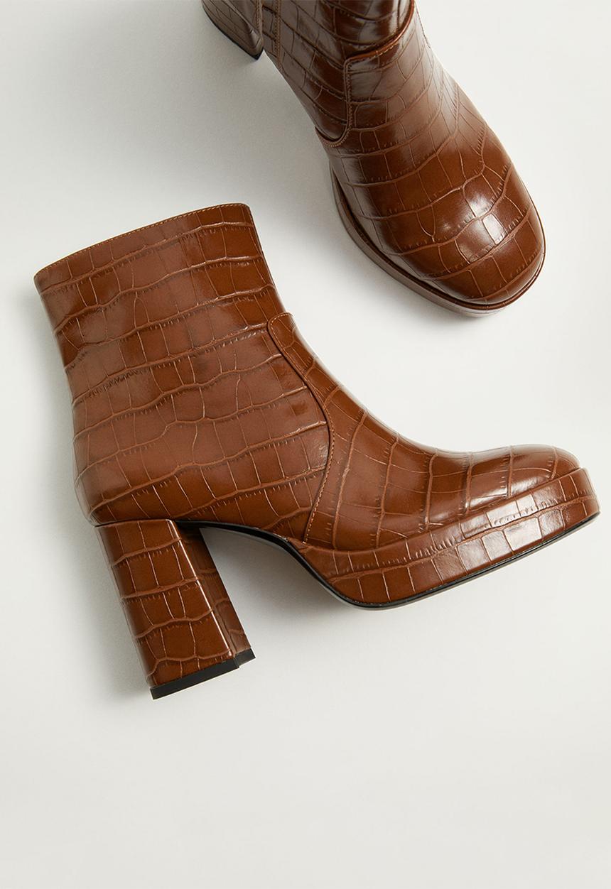 MANGO - Miami ankle boot - brown
