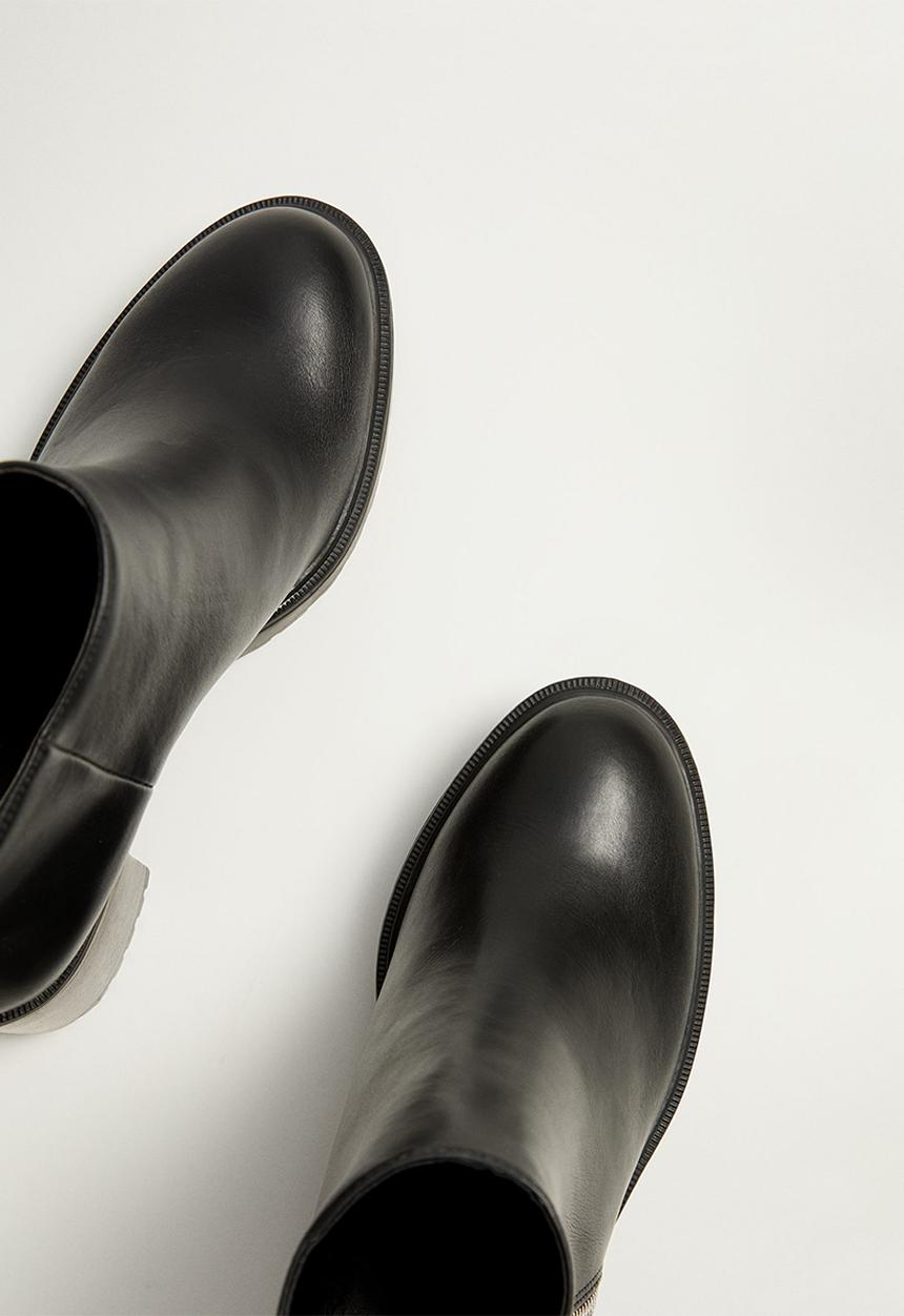 MANGO - Jump ankle boot - black