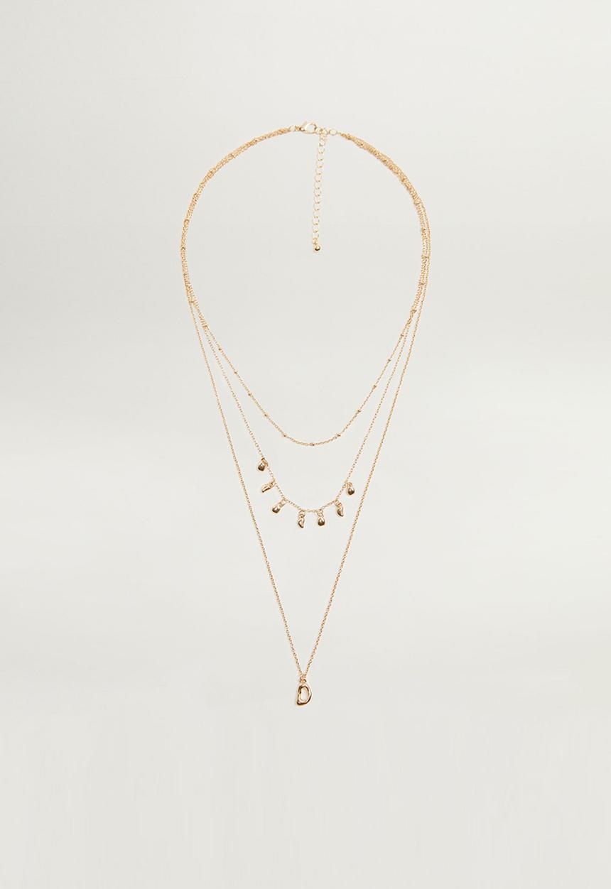 MANGO - Bobo necklace - gold