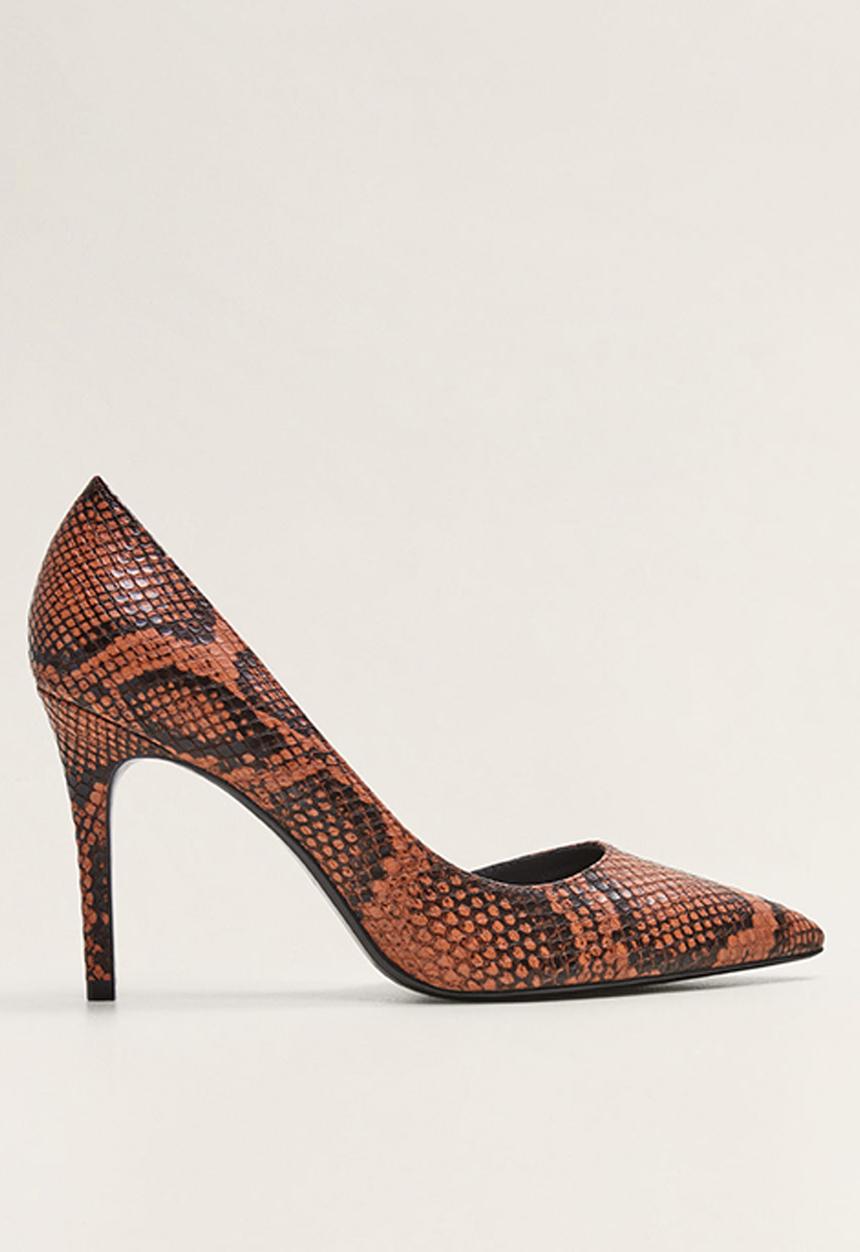 MANGO - Audrey1 court - orange & black
