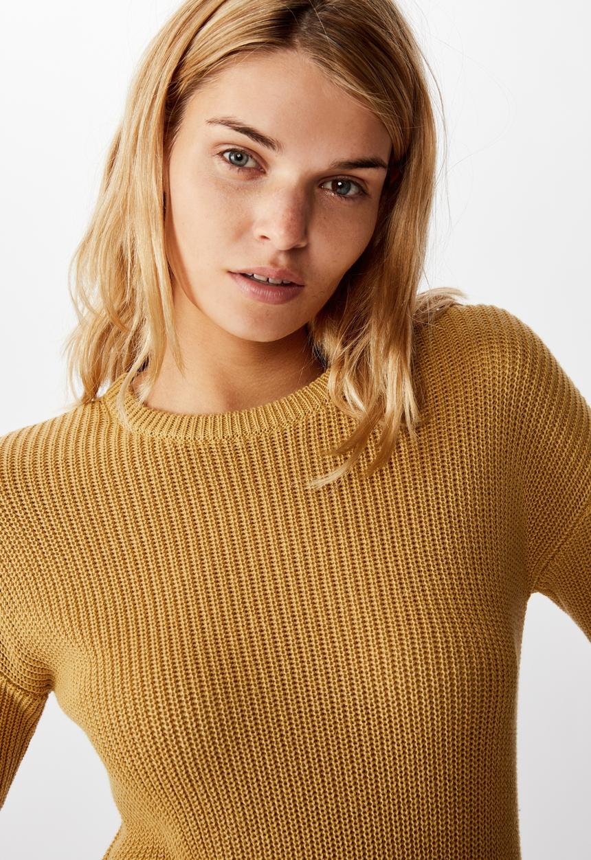 Cotton On - Archy pullover - prarie sand