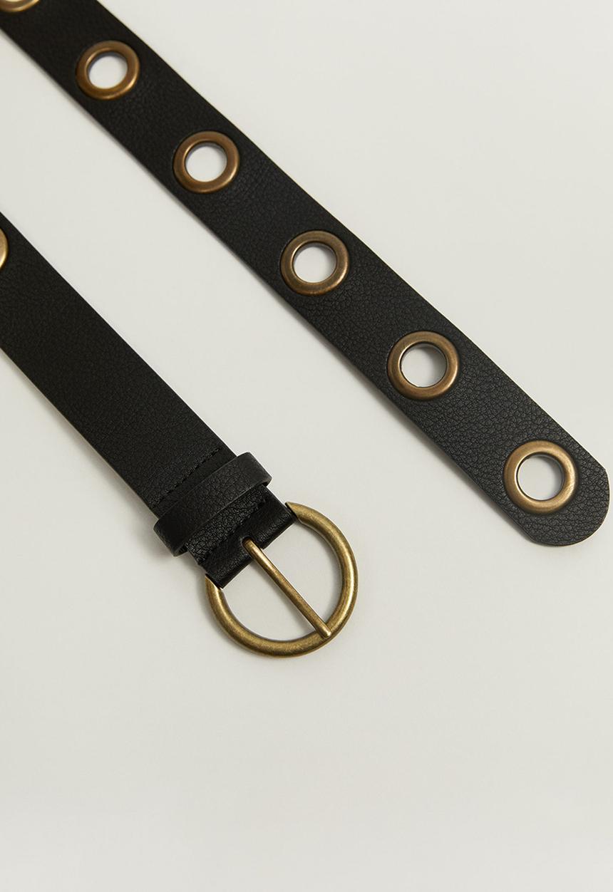 MANGO - Lleida belt - black