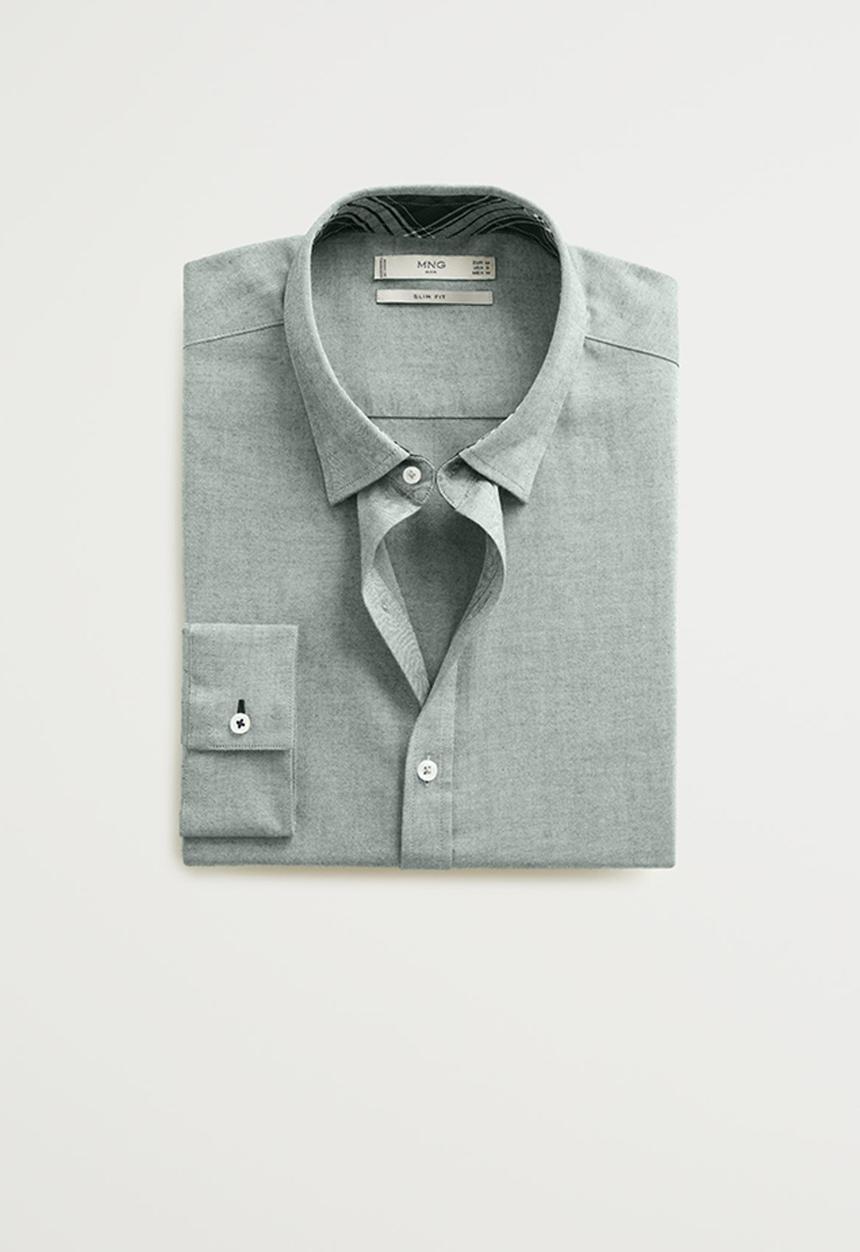MANGO - Twill shirts - green