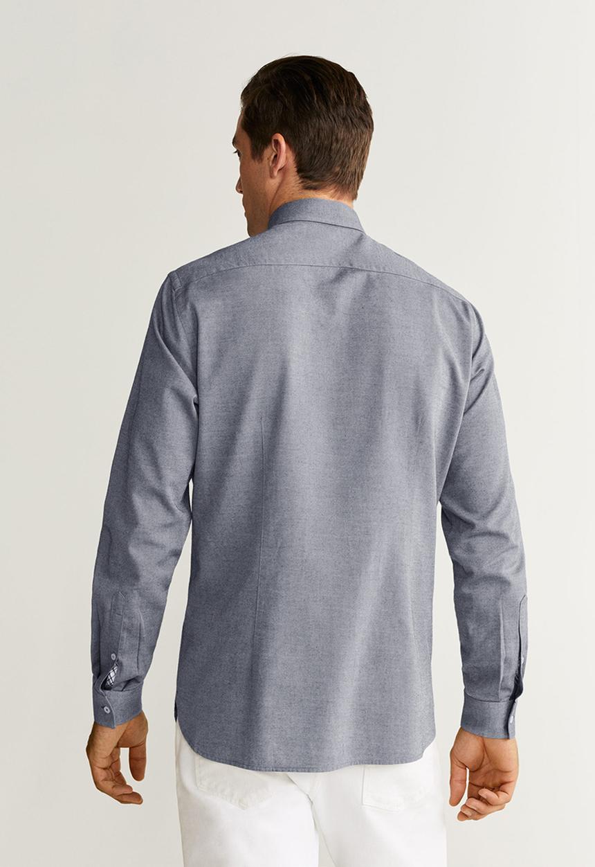 MANGO - Twill shirts - chambray
