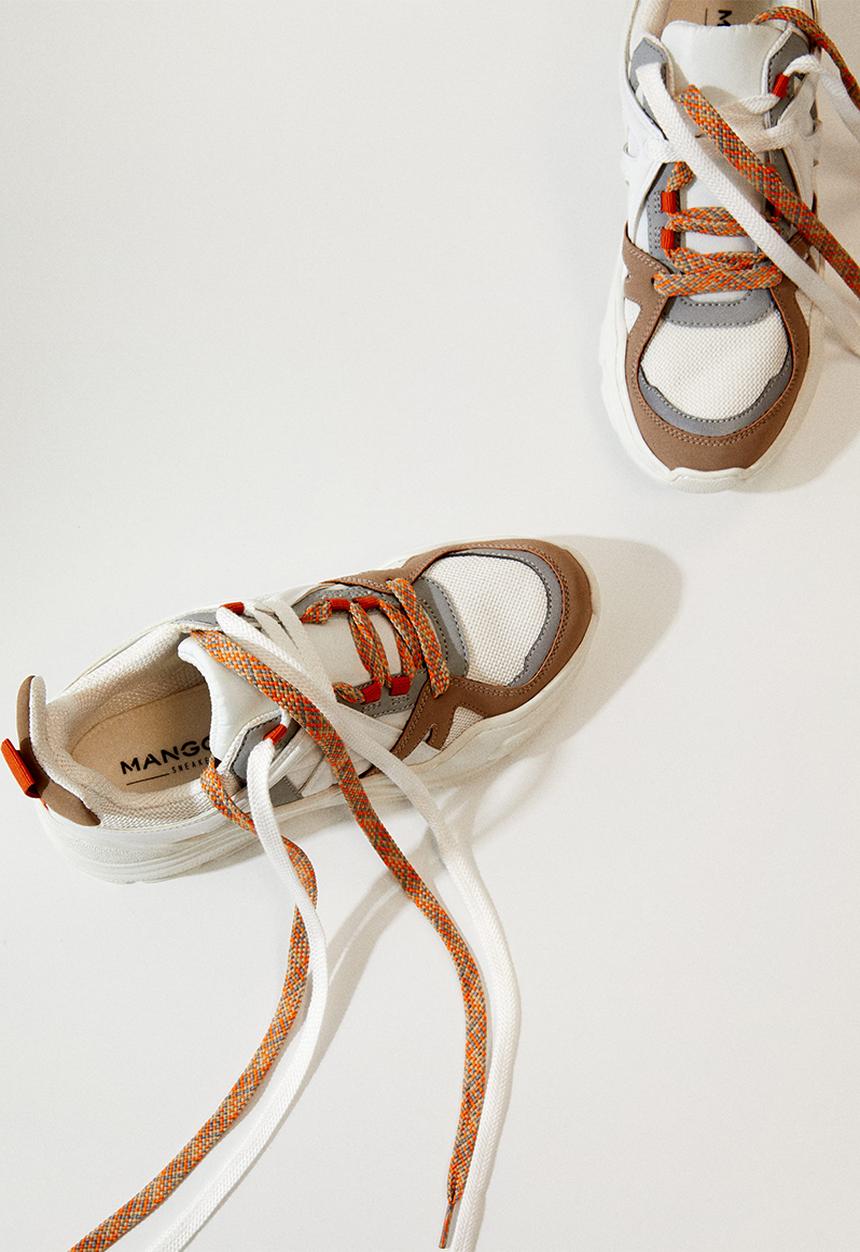 MANGO - Kevin sneaker - white
