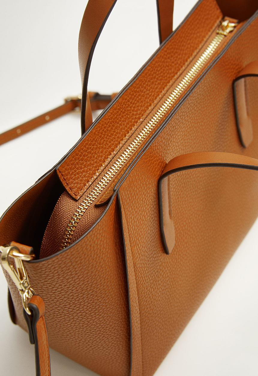 MANGO - Nuba bag - brown