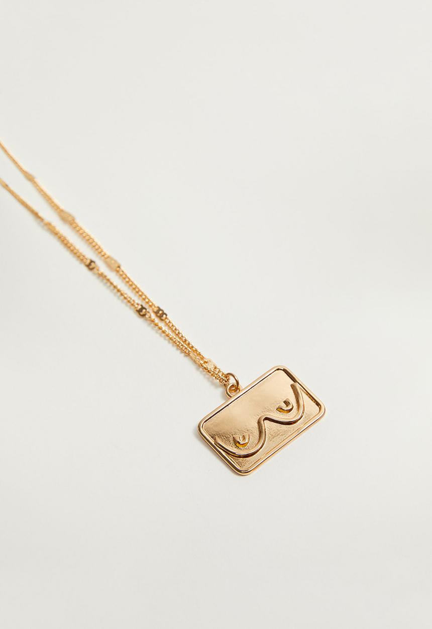 MANGO - Nepeta necklace - gold