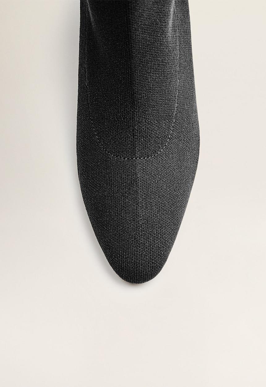 MANGO - Almond ankle boot - black