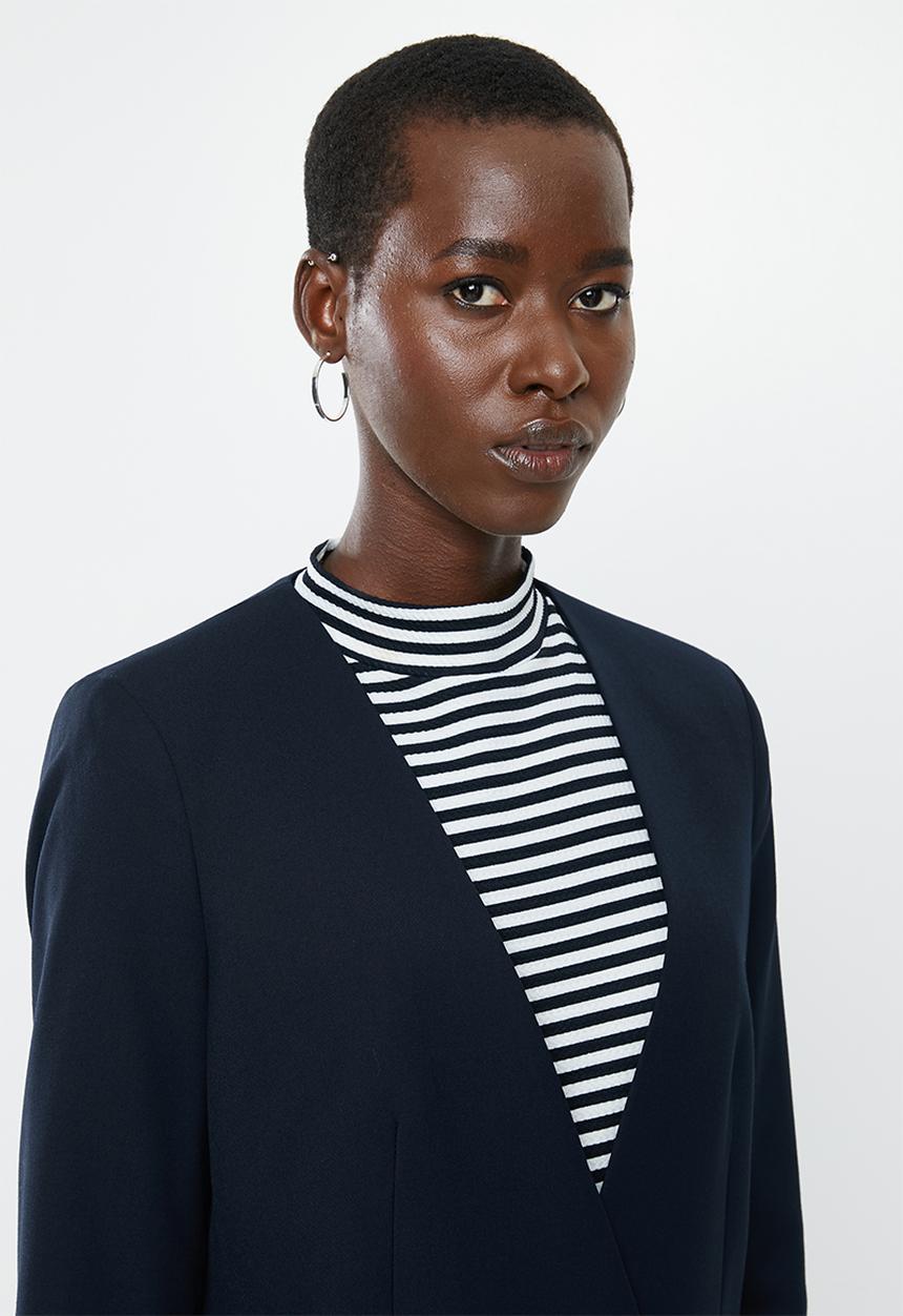 MANGO - Boreal long sleeve blazer - navy