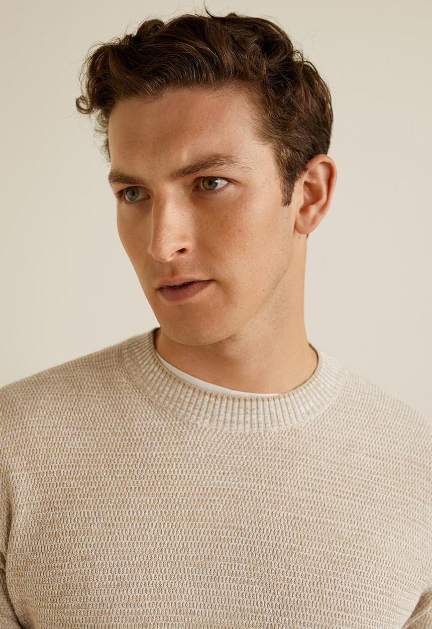 MANGO - Antigua jersey - beige