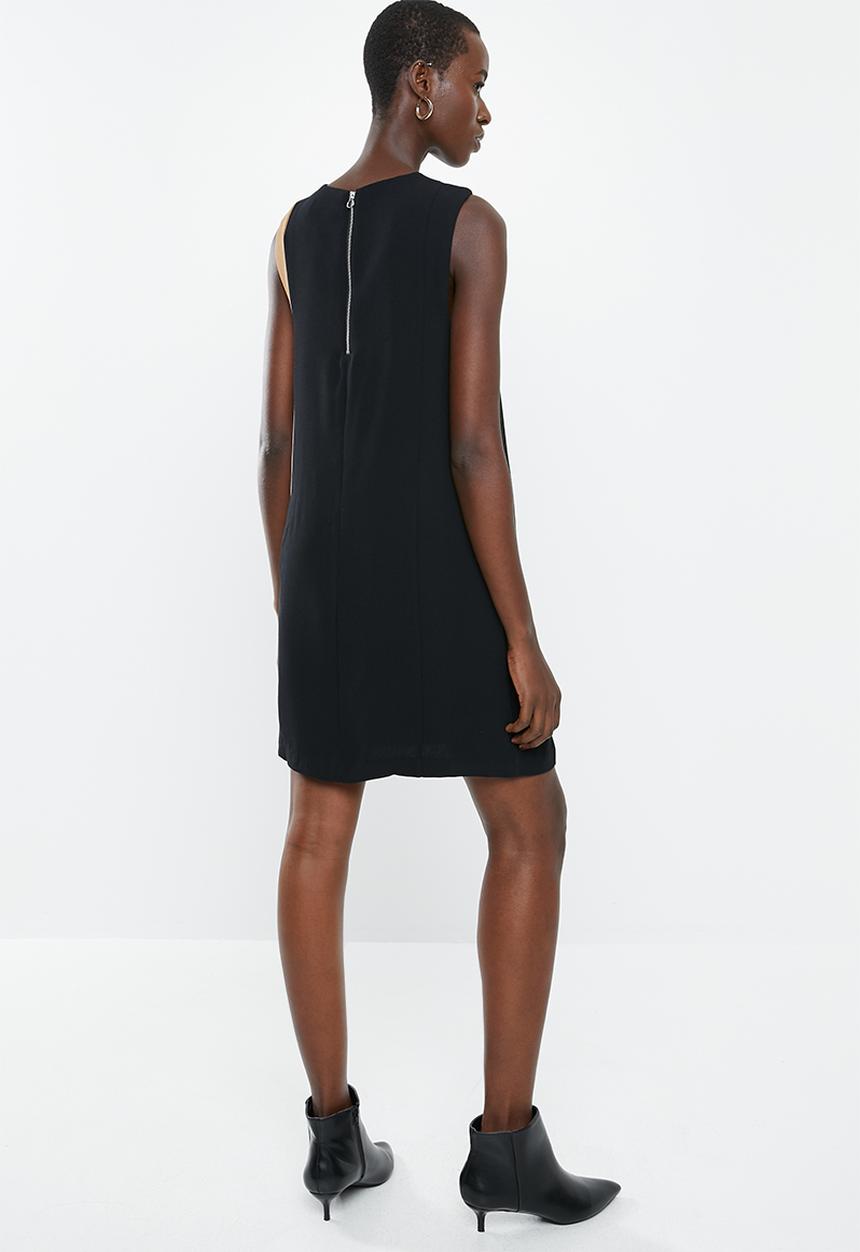 MANGO - Ilaria dress - black & beige