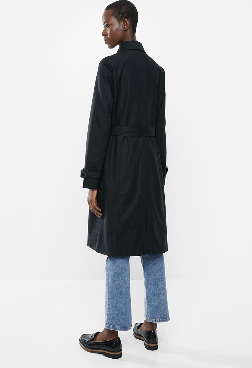 MANGO - Polana trench coat - black