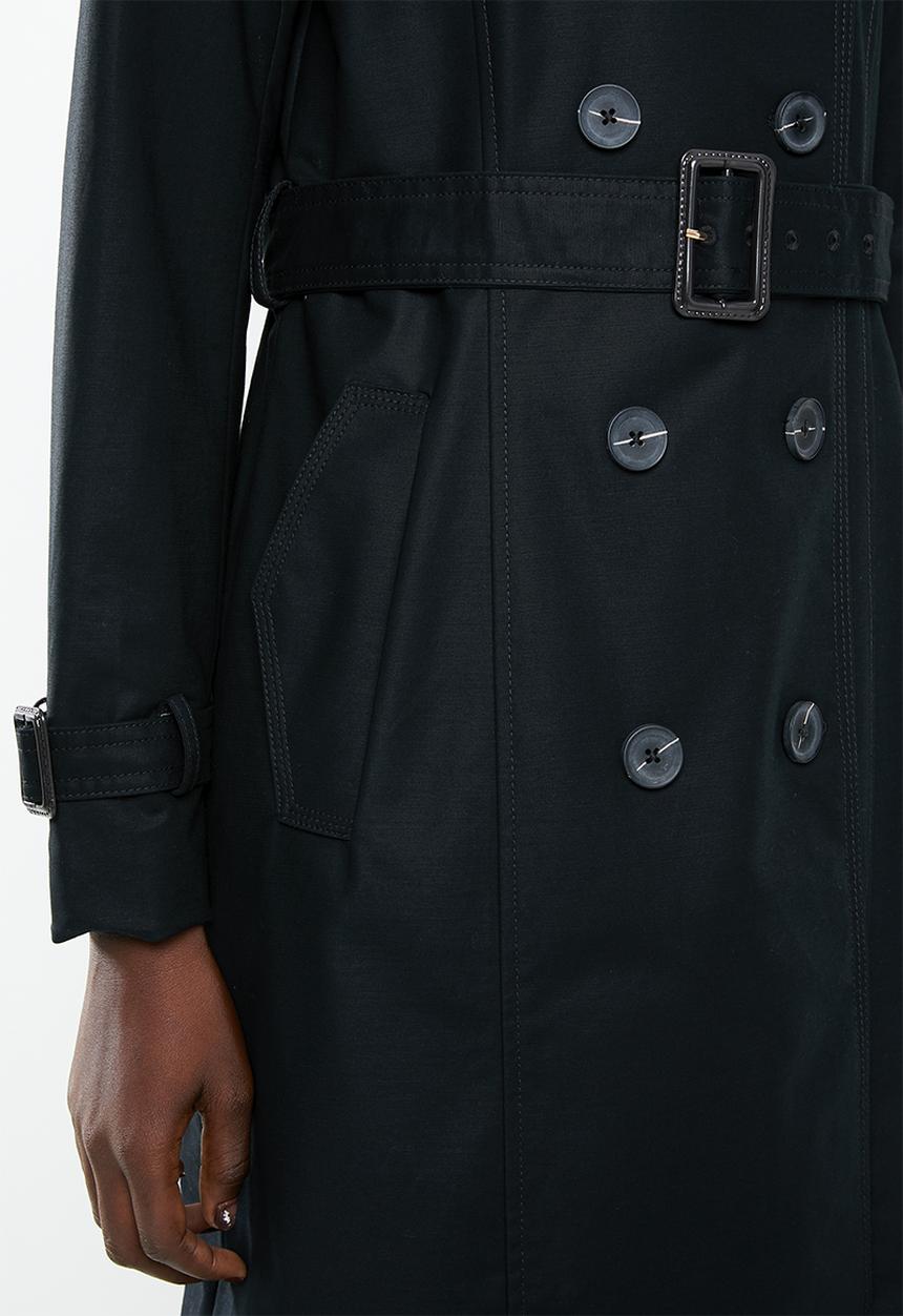 MANGO - Polana trench coat - black