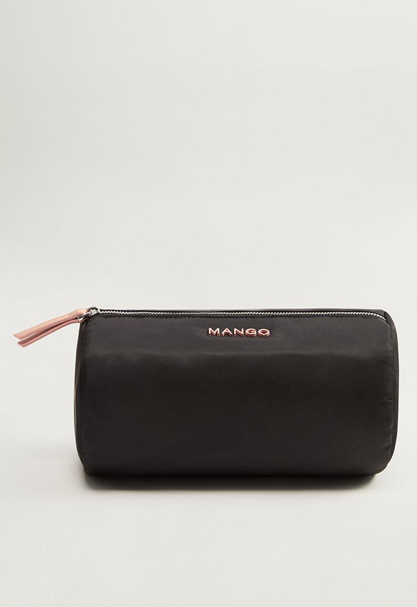 MANGO - Tomas cosmetic bag - black