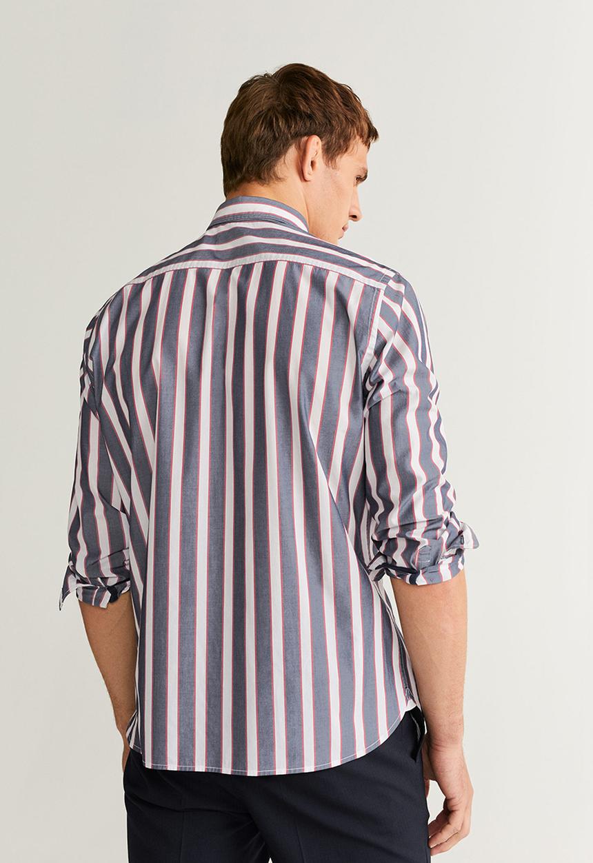 MANGO - Izaro shirts - blue & white