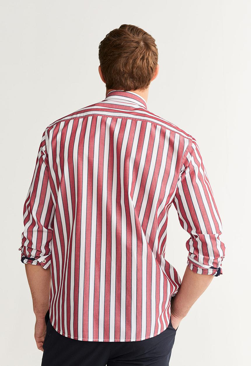 MANGO - Izaro shirts - red & white