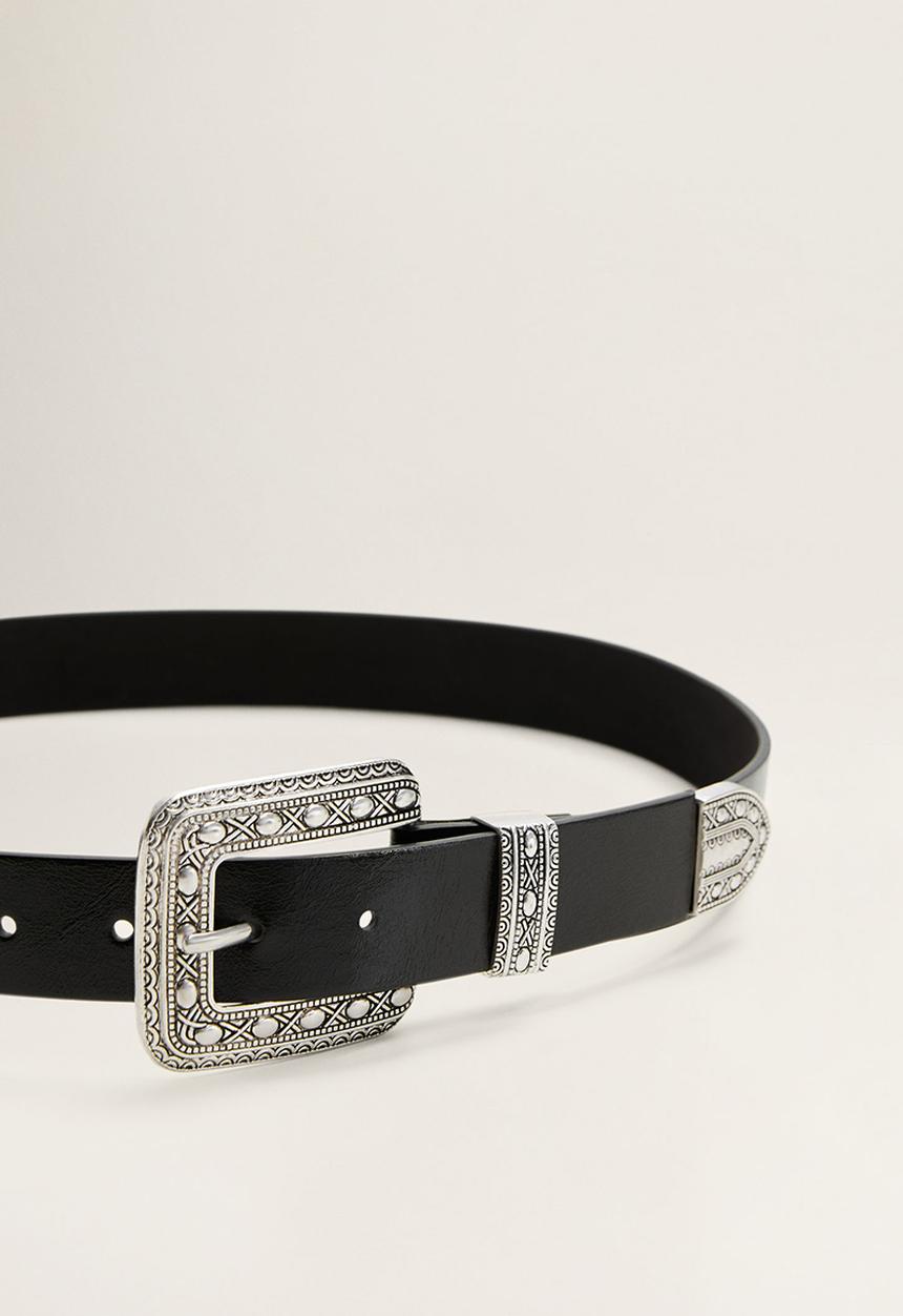 MANGO - Alicante belt - black