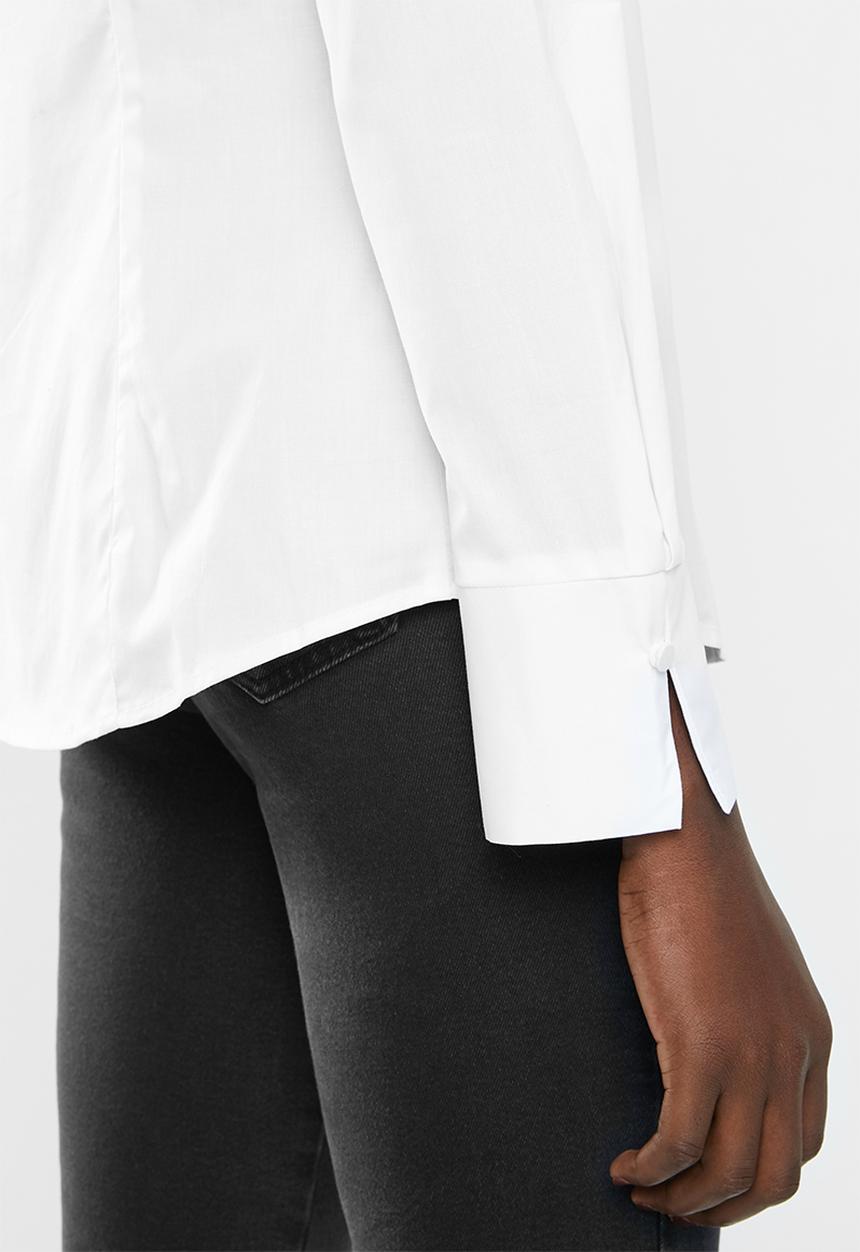 MANGO - Long sleeve shirt - white